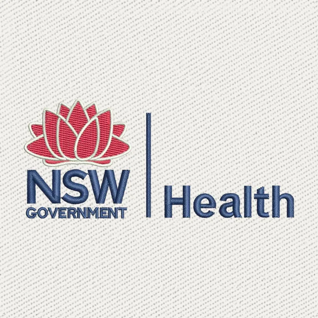 NSW Health Logo 3 Embroidery Design