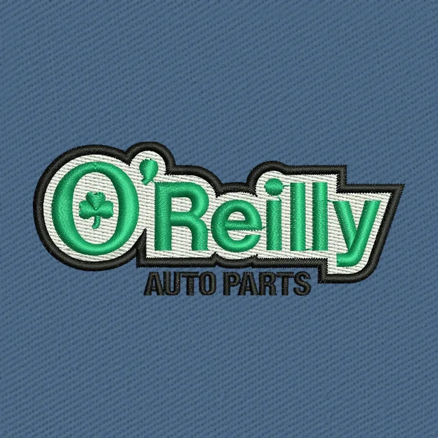 O'Reilly Auto Parts Logo Embroidery Design
