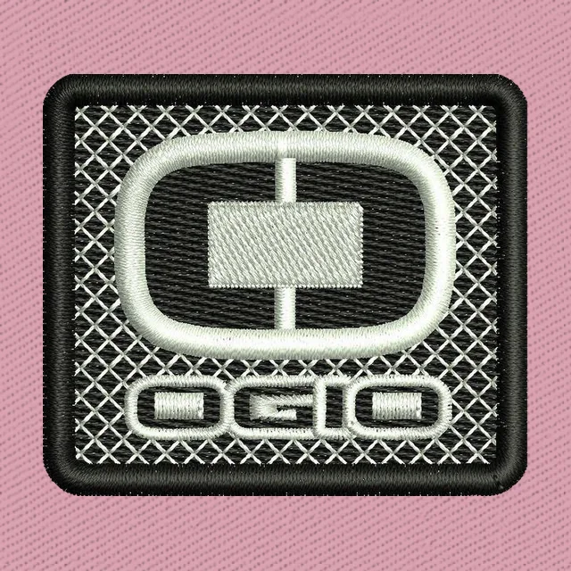 OGIO Black Square Patch Logo