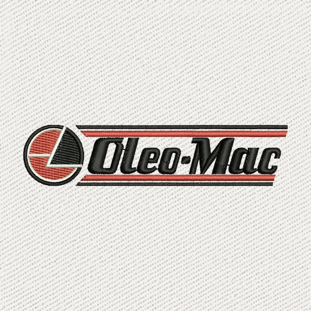 Oleo Mac Logo Embroidery Design