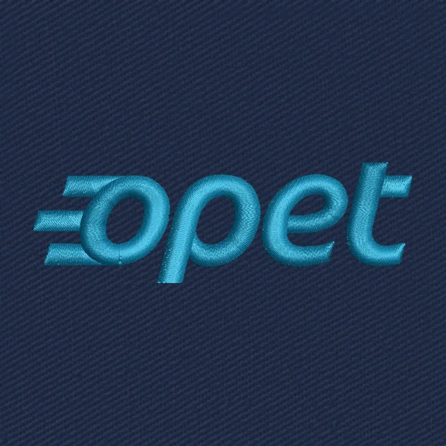 Opet Petroleum Company Logo Stickdatei