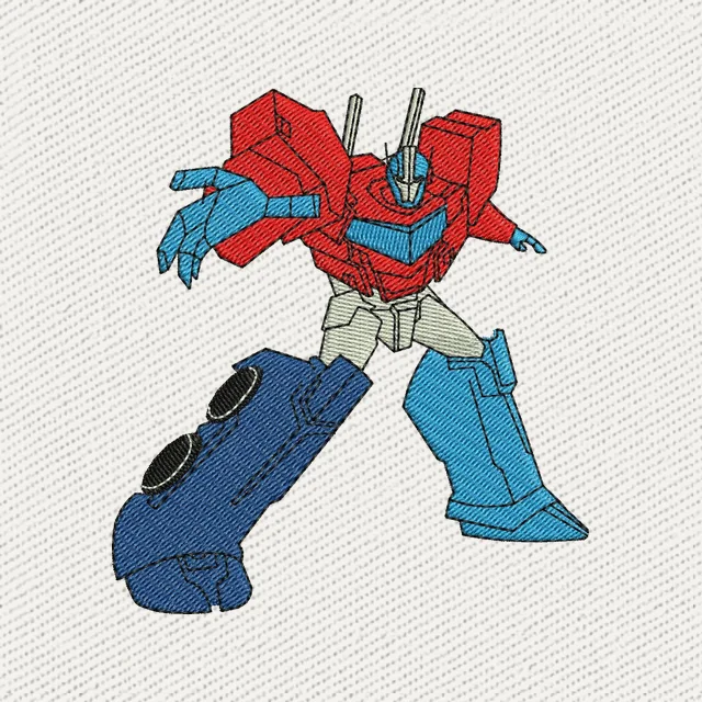Optimus Prime Transformers Stickdatei
