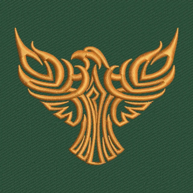Orange Eagle Stickdatei