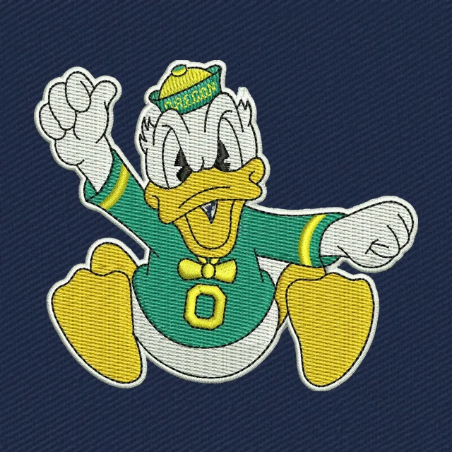 Oregon Ducks University Logo 3 Stickdatei