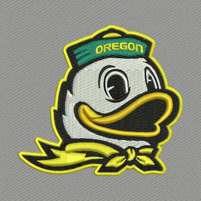Oregon Ducks University Logo 4 Stickdatei