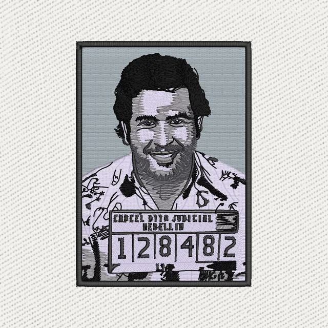 Pablo Escobars Embroidery Design