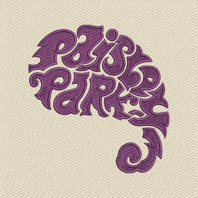 Paisley Park Symbol 2 Embroidery Design