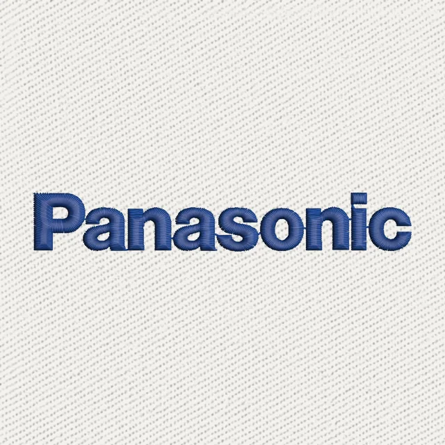 Panasonic Logo Embroidery Design