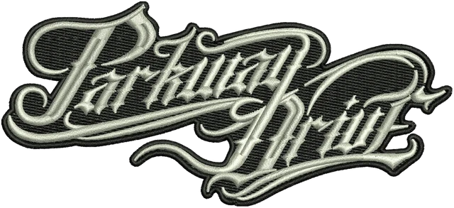 Motif de broderie Parkway Drive logo 2 brodé sur tissu