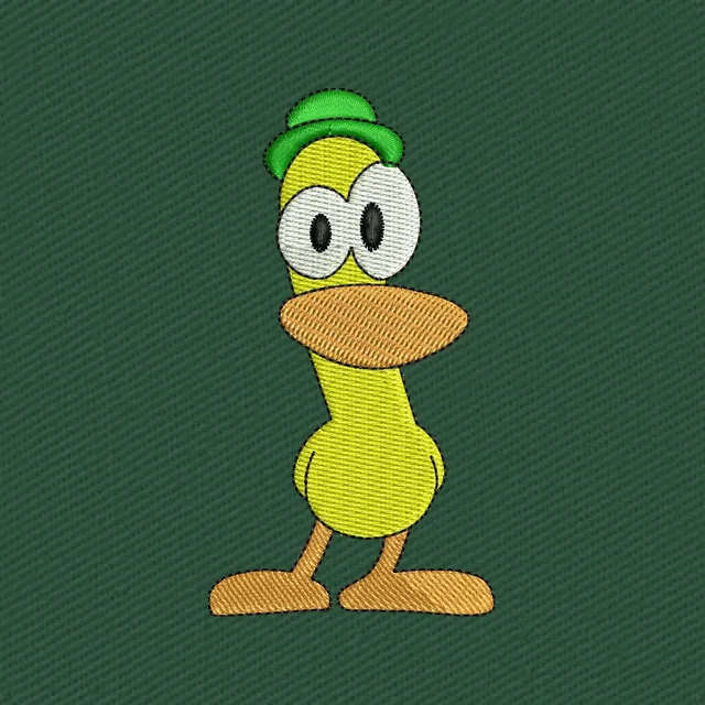 Disegno da ricamo Pato di Pocoyo in piedi