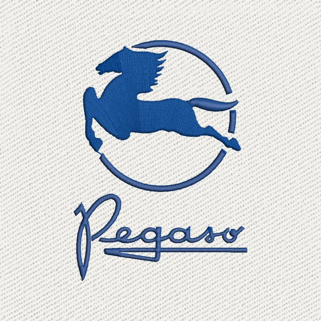 Pegasus Truck Logo Embroidery Design