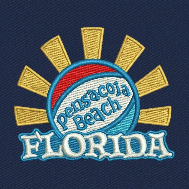 Pensacola Beach Rays Florida Stickdatei