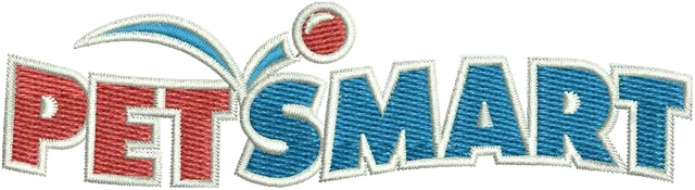 Ricamo Logo Pet Smart su tessuto