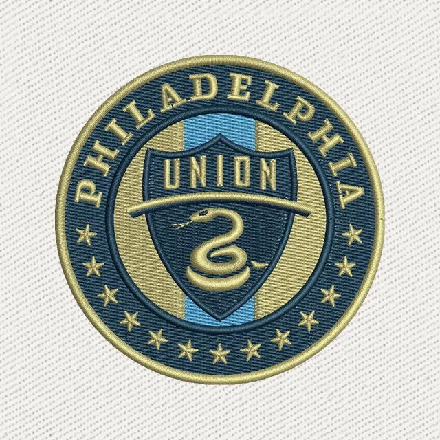 Philadelphia Union Soccer Club Logo Stickdatei