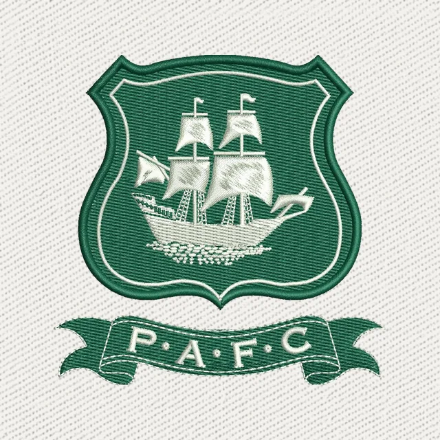 Plymouth Argyle Football Club Logo Stickdatei