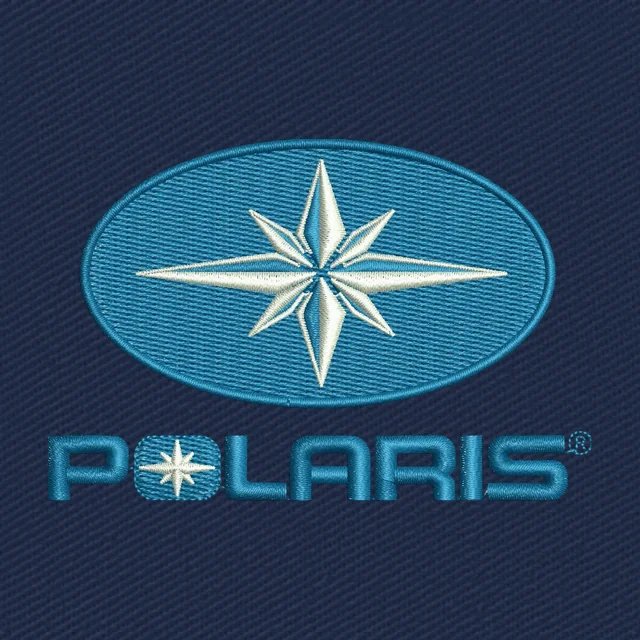 Polaris Logo 3 Embroidery Design
