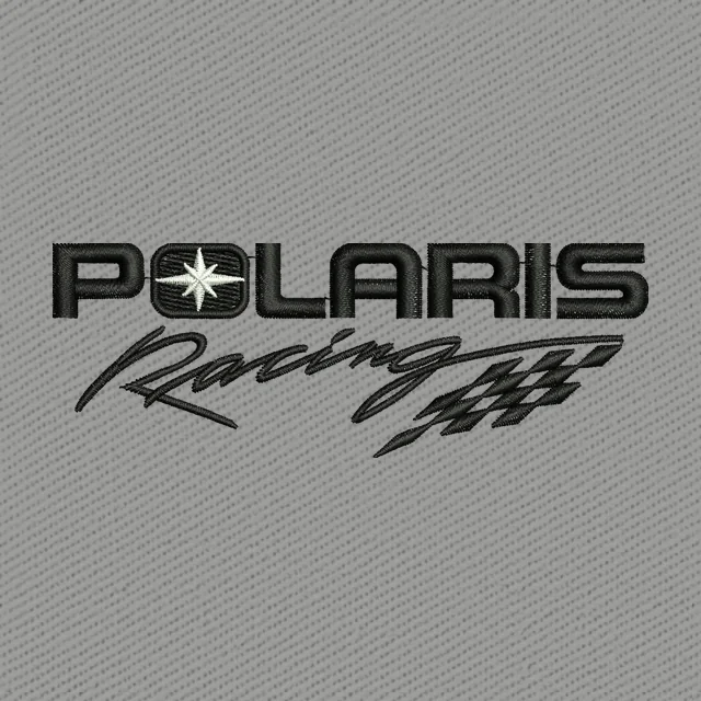 Polaris Racing Logo Stickdatei