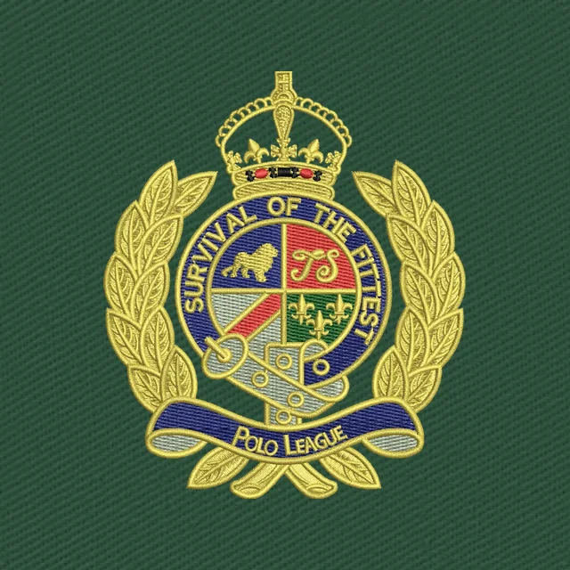 Polo Ralph Lauren Survival of the Fittest Crown Logo Embroidery Design