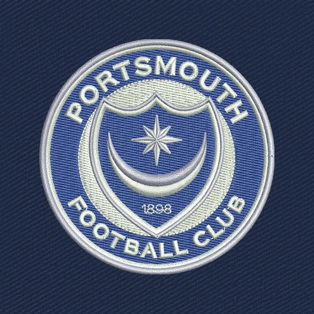 Portsmouth Football Club Logo Stickdatei