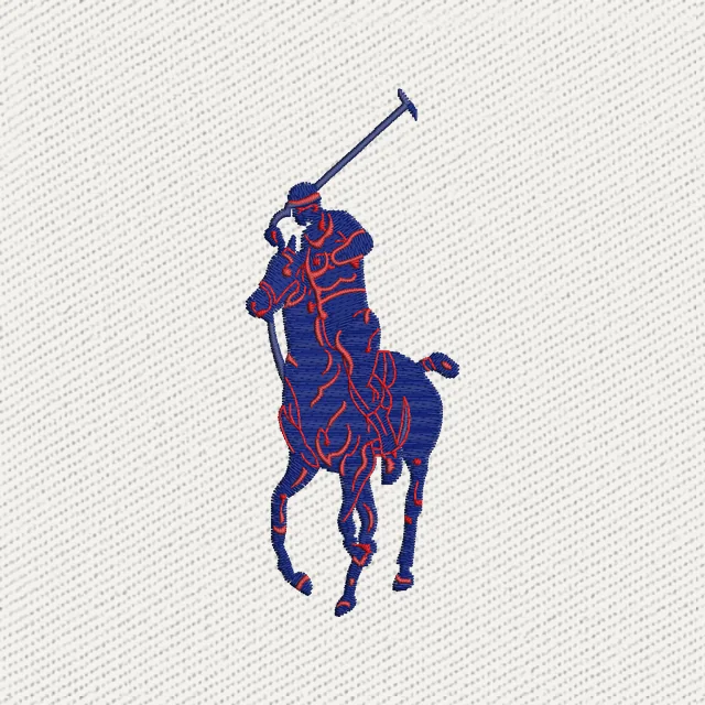 Ralph Lauren 2 Colors Embroidery Design