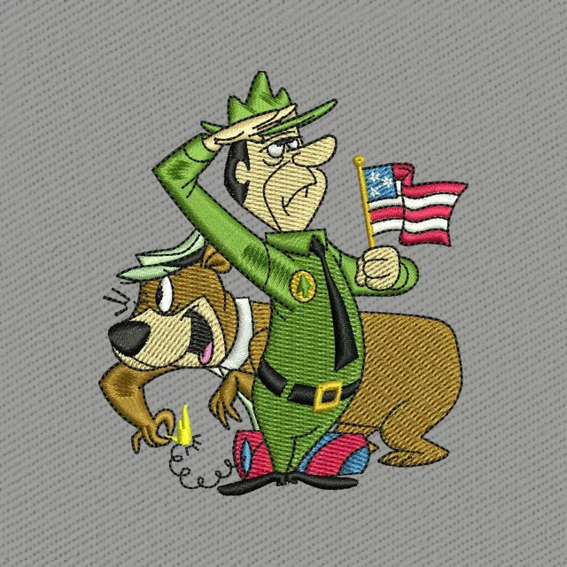 Ranger Smith and Yogi Bear Stickdatei