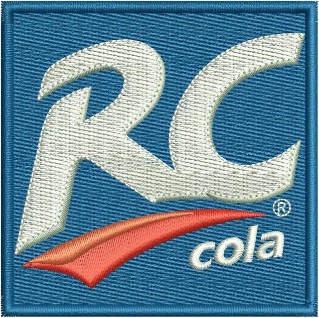 Ricamo Logo RC Cola 2 su tessuto