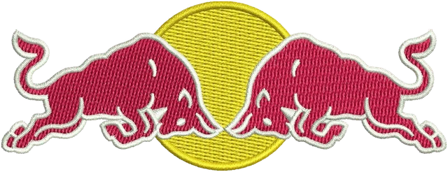 Ricamo Logo Red Bull 3 su tessuto