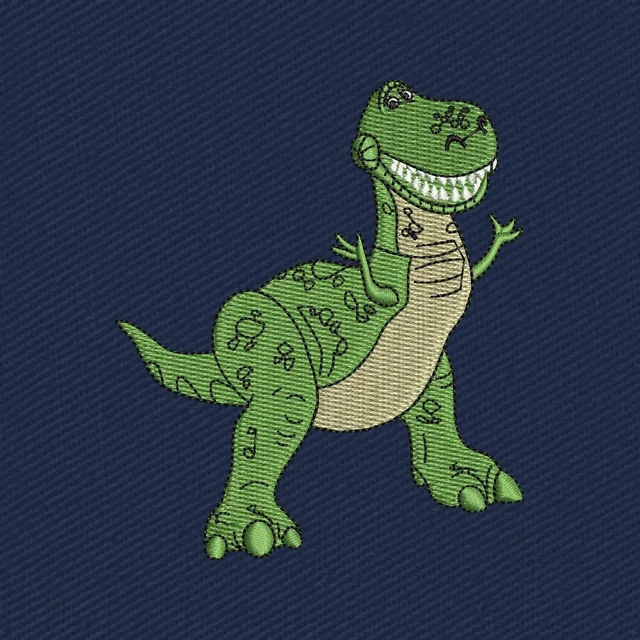 Rex Toy Story Cartoon Embroidery Design