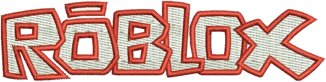 Ricamo Logo alternativo Roblox su tessuto