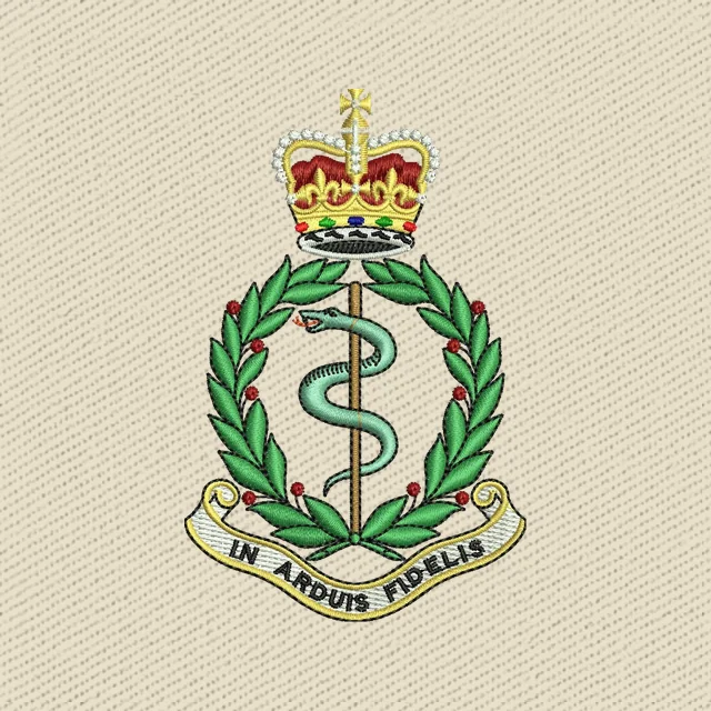 Royal Army Medical Corps Logo Stickdatei