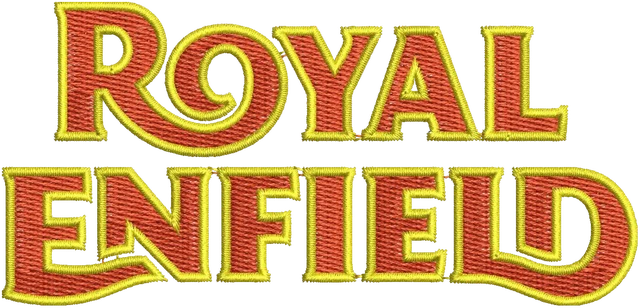 Ricamo Logo Royal Enfield su tessuto