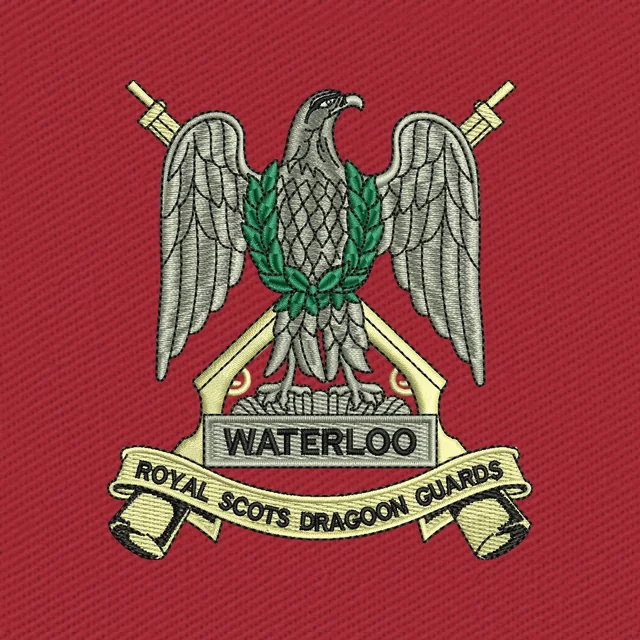 Disegno da ricamo Royal Scots Dragoon Guards aquila Waterloo