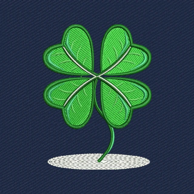 Símbolo de trébol de cuatro hojas del día de San Patricio