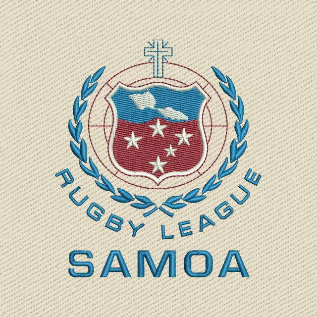 Samoa Rugby League Logo Stickdatei