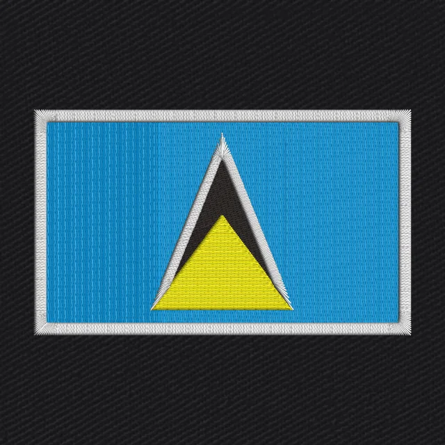 Santa Lucia Flag for Embroidery Design