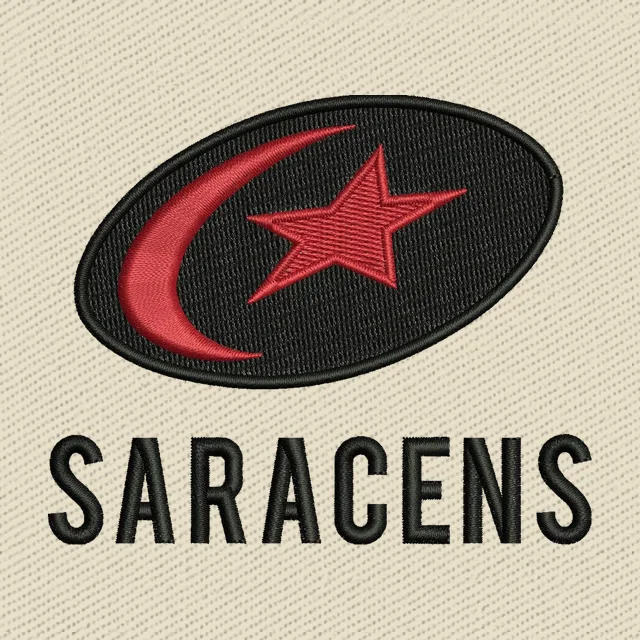 Saracens Rugby Club Logo Stickdatei