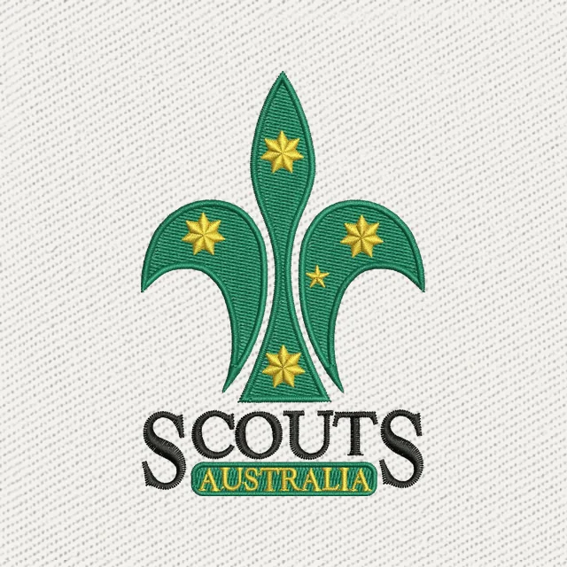 Scouting Logo of Australia Stickdatei