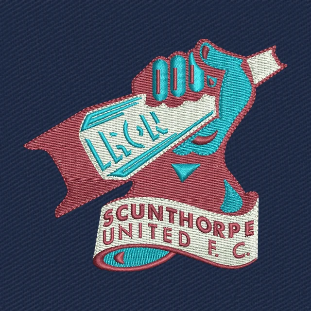 Scunthorpe United Football Club Logo Stickdatei
