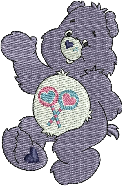 Motif de broderie Motif de broderie Tougentille faisant signe de la patte brodé sur tissu