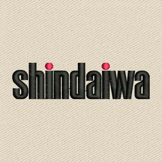 Logo tipográfico negro Shindaiwa