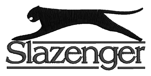 Ricamo Logo Slazenger su tessuto