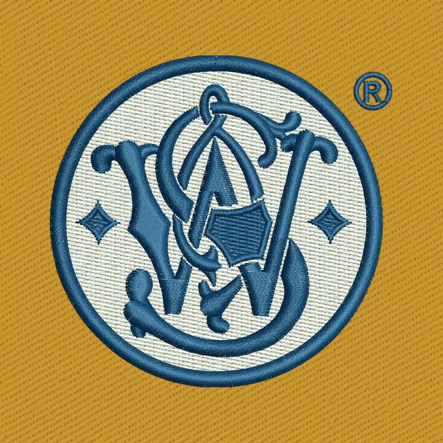 Smith and Wesson Logo Embroidery Design