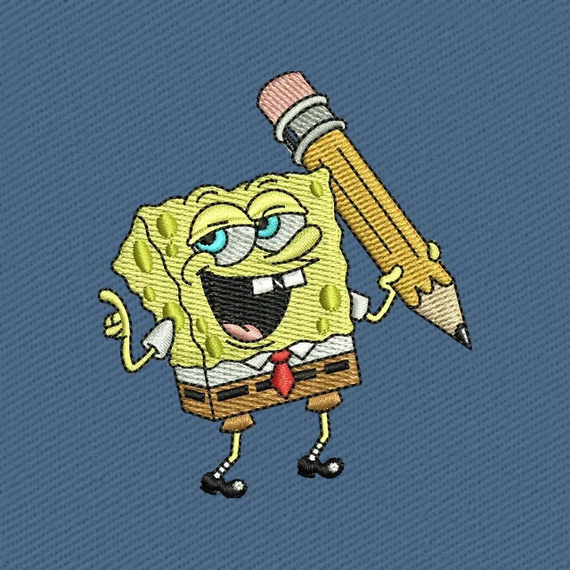 Meme divertente di Spongebob che studia