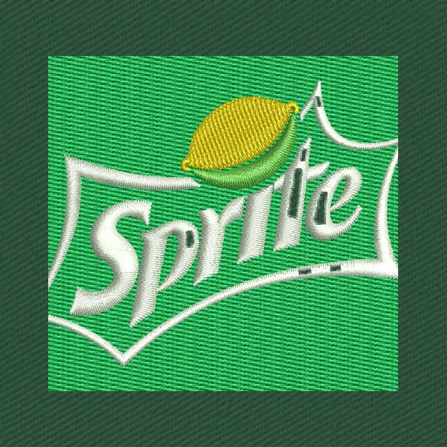 Sprite Logo 2 Embroidery Design