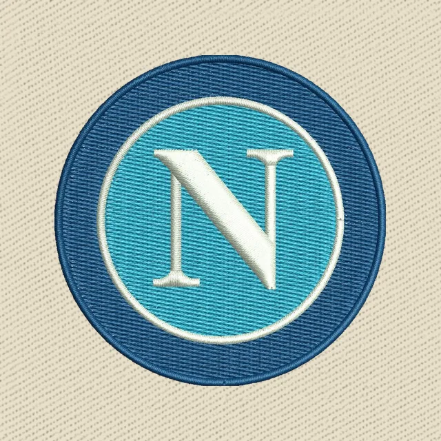 SSC Napoli Football Club Logo Embroidery Design