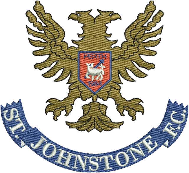 Ricamo Logo St. Johnstone Football Club su tessuto