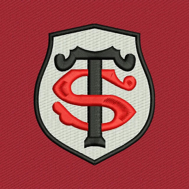 Stade Toulousain Rugby Team Logo Stickdatei