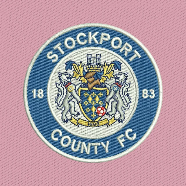 Stockport County Football Club Logo Stickdatei
