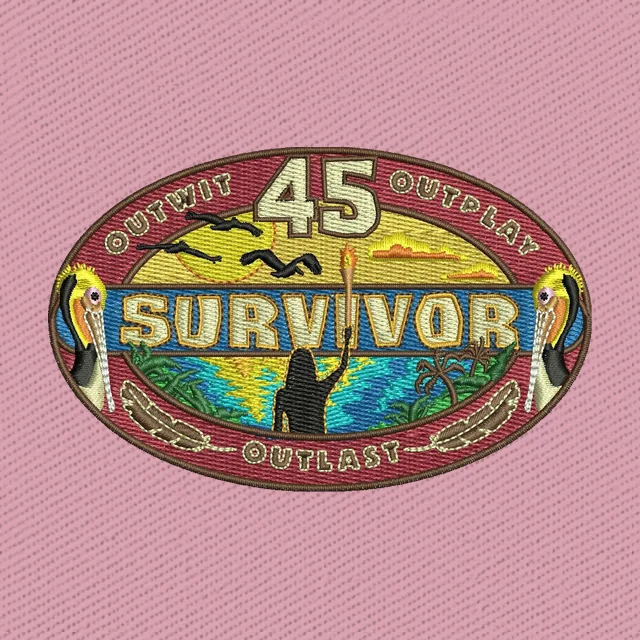 Survivor 45 Fall 2023 Logo Stickdatei