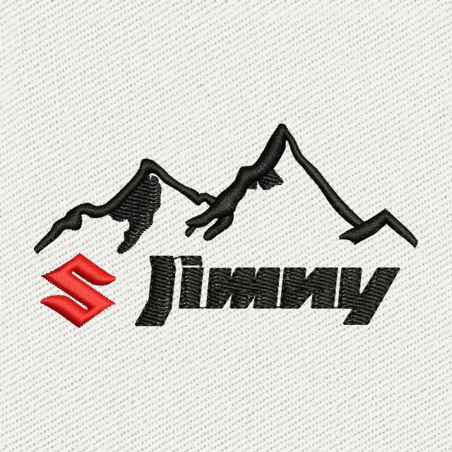 Suzuki Jimny SUV Logo Embroidery Design